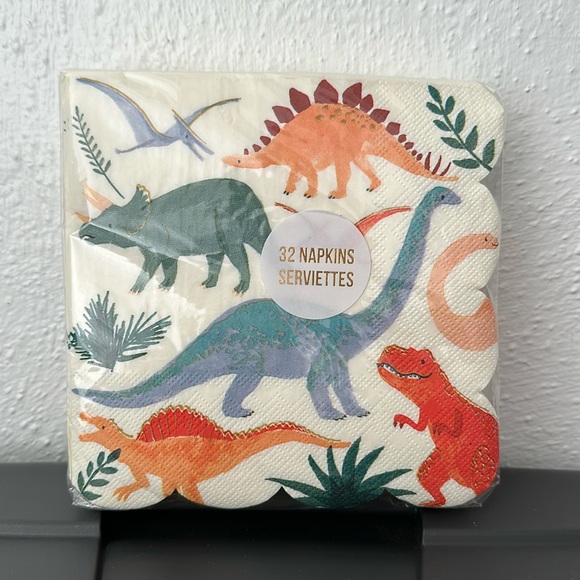 NWT Meri Meri Dinosaur Napkins - Picture 1 of 2